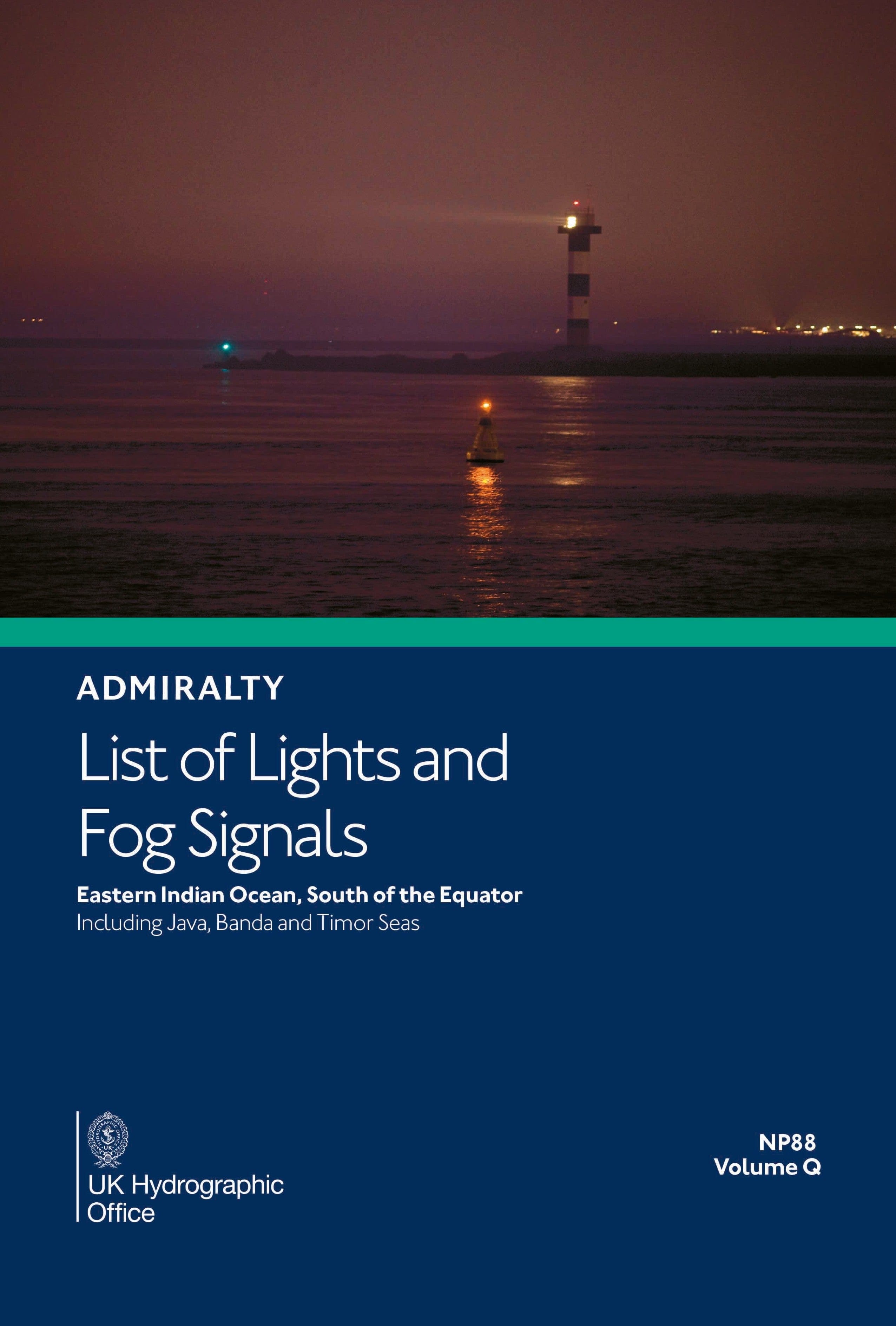 Admiralty List of Lights & Fog Signals (ALL) Vol. Q: Eastern Indian Ocean South of the Equator (NP88), 6th Edition, 2026