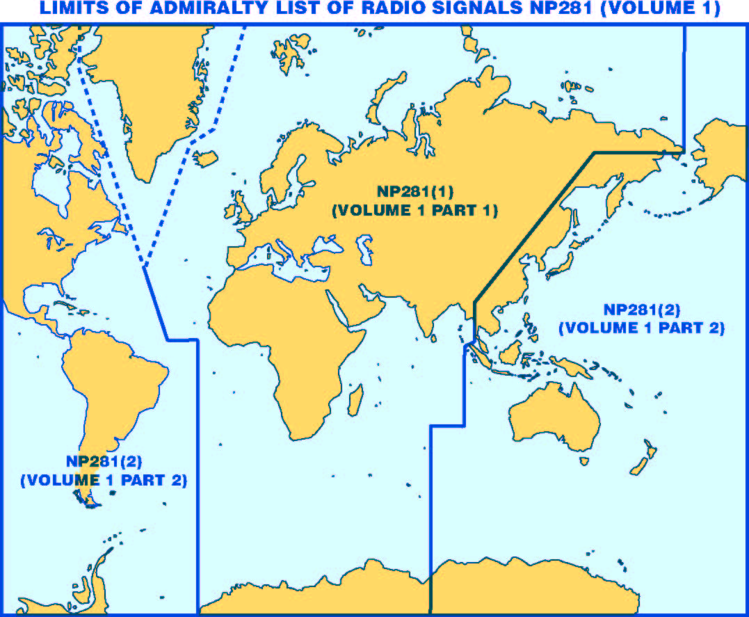 Admiralty List of Radio Signals (ALRS): Vol. 1, Part 1 Maritime Radio Stations Europe, Africa and Asia (NP281-1), 5th Edition 2024