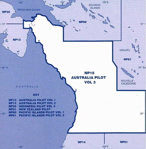 Admiralty Sailing Directions: Australia Pilot Vol. 3 (NP15), 15th Edition 2022