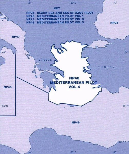 Admiralty Sailing Directions: Mediterranean Pilot Vol. 4 (NP48), 18th Edition 2019
