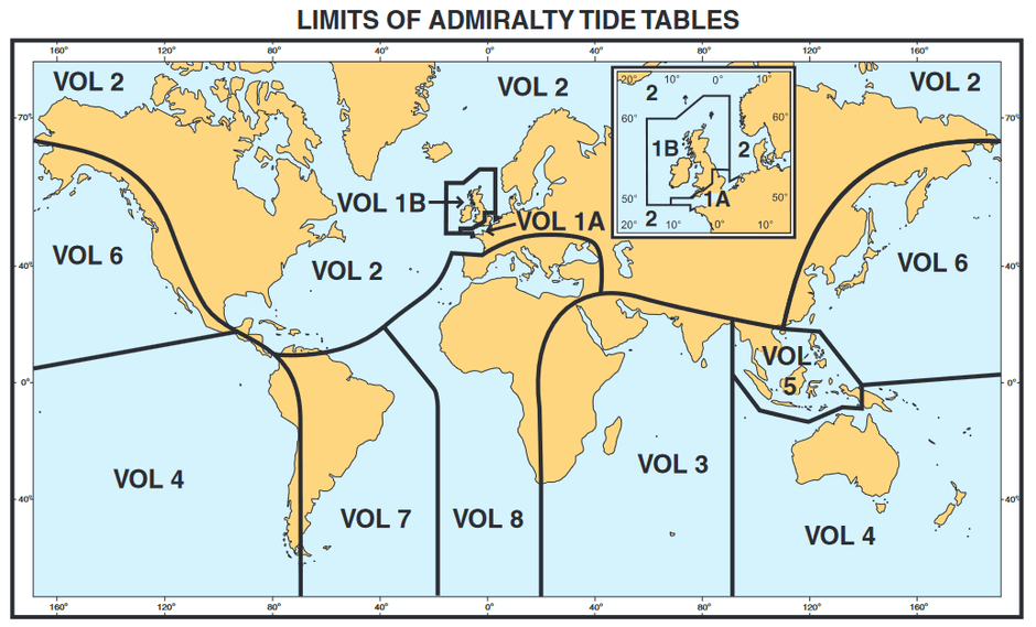 Admiralty Tide Tables (ATT) Vol. 2 (NP202) | UKHO - Amnautical