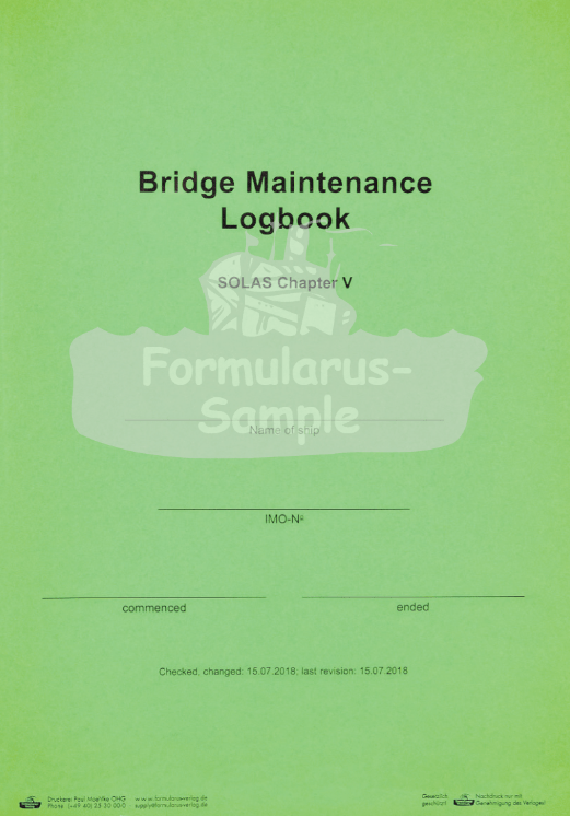 Bridge Maintenance Logbook