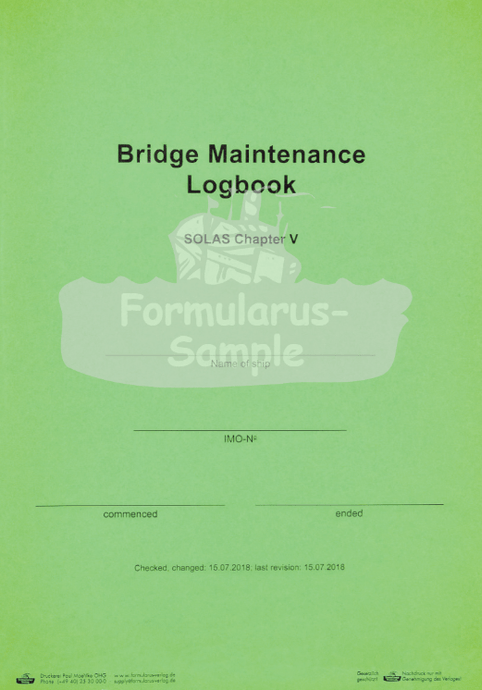 Bridge Maintenance Logbook