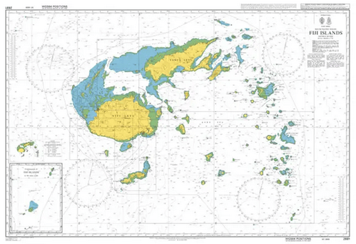 British Admiralty Nautical Chart 2691: Fiji Islands