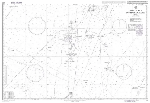British Admiralty Nautical Chart  292: North Sea Offshore Charts Sheet 3
