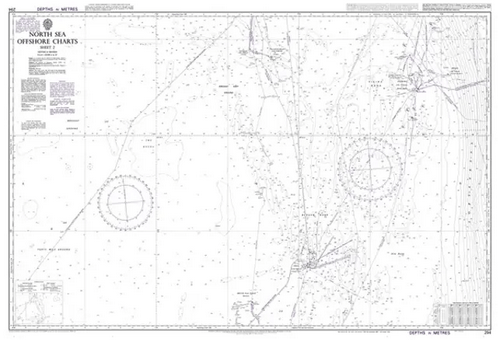 British Admiralty Nautical Chart  294: North Sea Offshore Charts Sheet 2