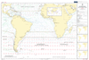British Admiralty Routeing Chart 5125: South Atlantic Ocean