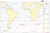 British Admiralty Routeing Chart 5125: South Atlantic Ocean