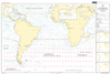 British Admiralty Routeing Chart 5125: South Atlantic Ocean