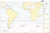 British Admiralty Routeing Chart 5125: South Atlantic Ocean