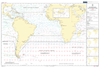 British Admiralty Routeing Chart 5125: South Atlantic Ocean