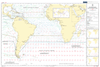 British Admiralty Routeing Chart 5125: South Atlantic Ocean