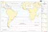 British Admiralty Routeing Chart 5125: South Atlantic Ocean