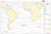 British Admiralty Routeing Chart 5125: South Atlantic Ocean