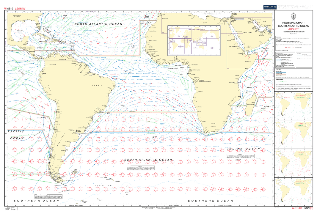 Admiralty Routeing Charts | Nautical Charts | UKHO - Amnautical