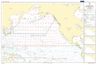 British Admiralty Routeing Chart 5127: North Pacific Ocean