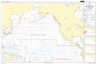 British Admiralty Routeing Chart 5127: North Pacific Ocean