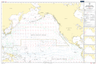 British Admiralty Routeing Chart 5127: North Pacific Ocean