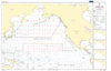 British Admiralty Routeing Chart 5127: North Pacific Ocean