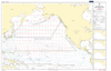 British Admiralty Routeing Chart 5127: North Pacific Ocean