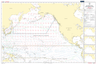 British Admiralty Routeing Chart 5127: North Pacific Ocean