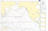 British Admiralty Routeing Chart 5127: North Pacific Ocean