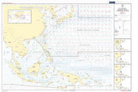 British Admiralty Routeing Chart 5141: Malacca Strait to Marshall Isla ...