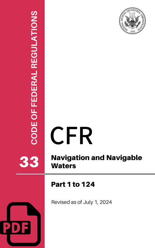 Code of Federal Regulations On Sale | CFRs - Amnautical
