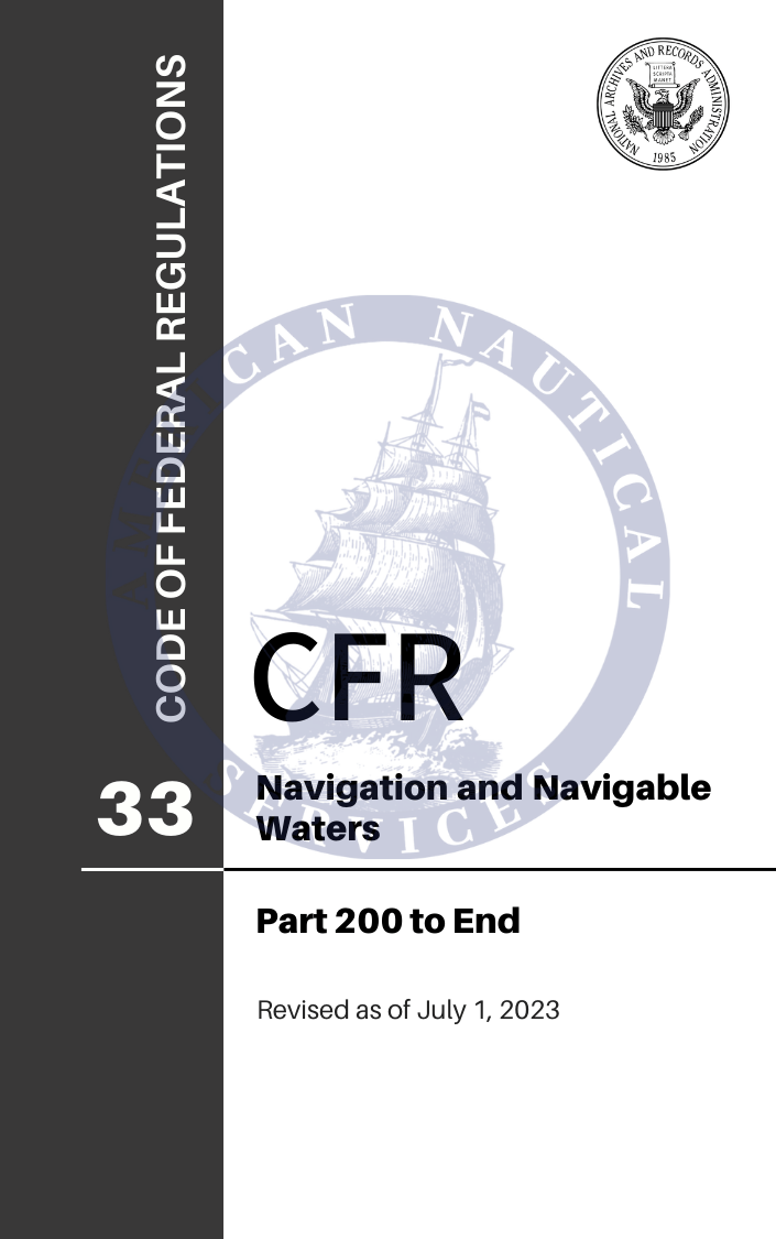 33 CFR CFR Title 33 Parts 200 End Navigation Navigable Waters 33 cfr cfr title 33 parts 200 end navigation navigable waters