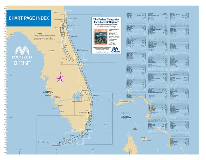 Chart Kit Region 7: Florida East Coast and the Keys, 18th Edition