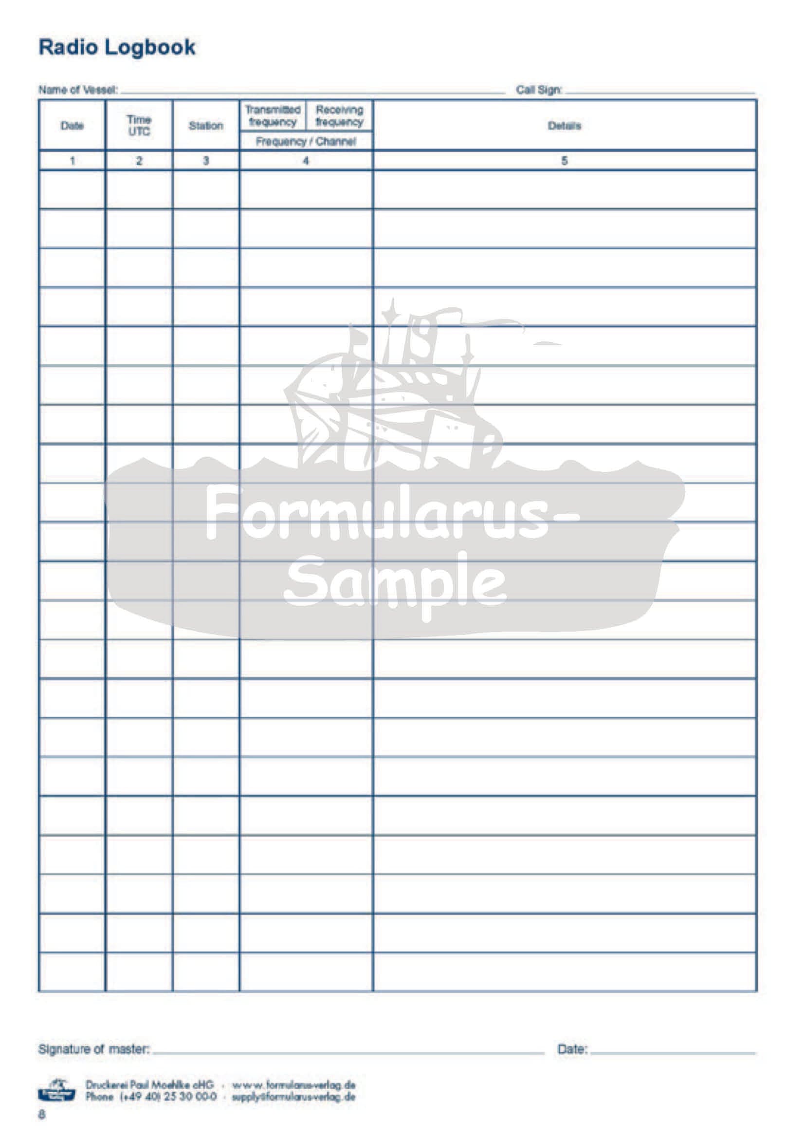 Cyprus Official Radiocommunications Log (GMDSS)