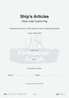 Cyprus Ship’s Articles