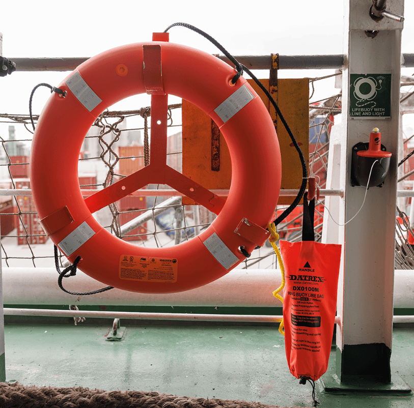 DATREX Ring Buoy Line Bag 100 ft (30.5 meters) SOLAS