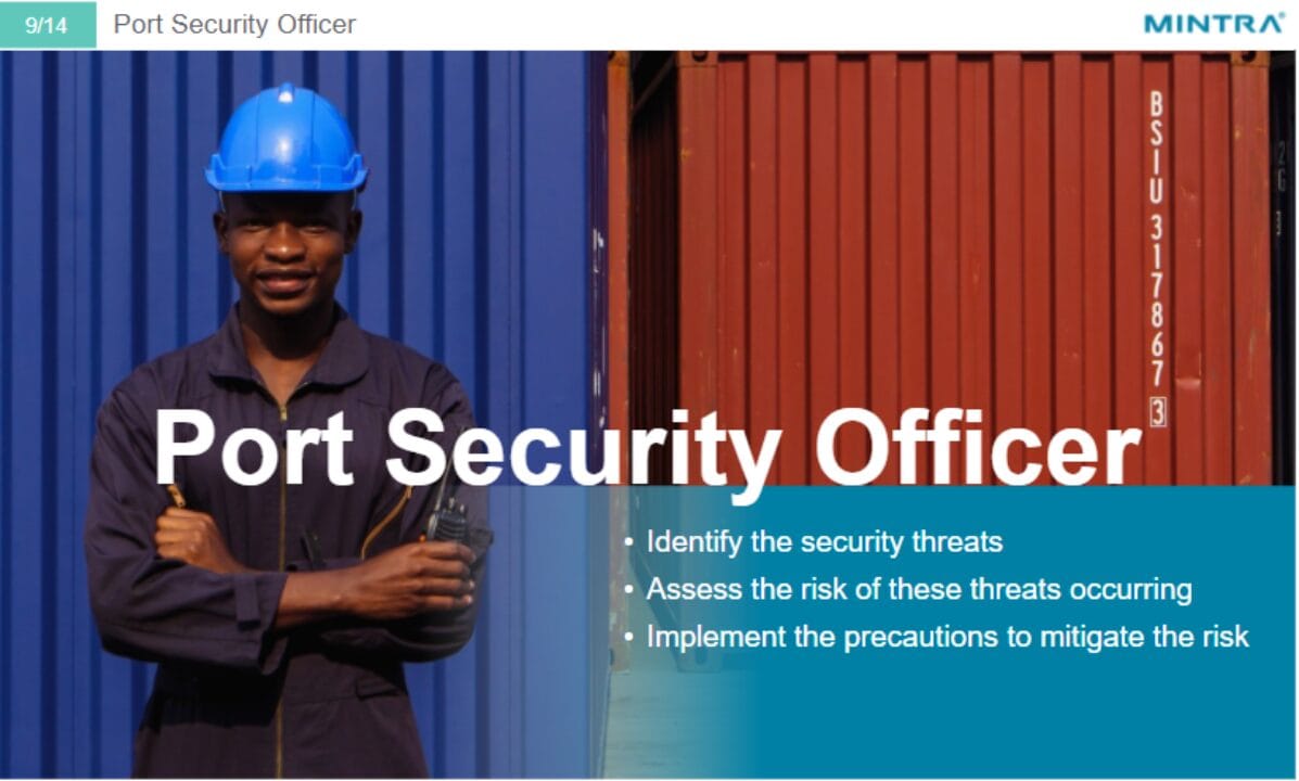 e-Learning Course: International Ship and Port Security (ISPS) Training