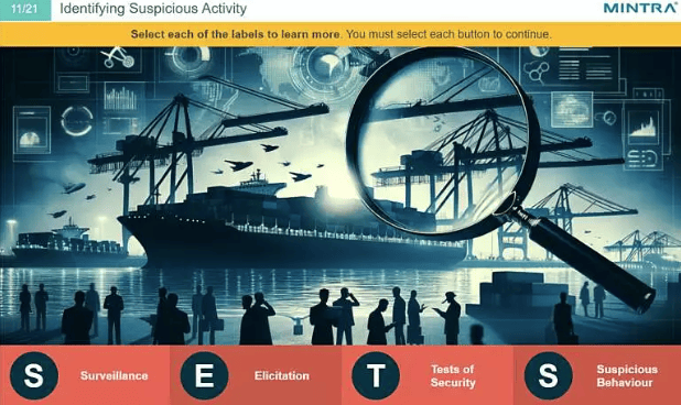 e-Learning Course: Ship Security Training for Crew with Designated Security Duties (STCW A-VI/6-2) Training