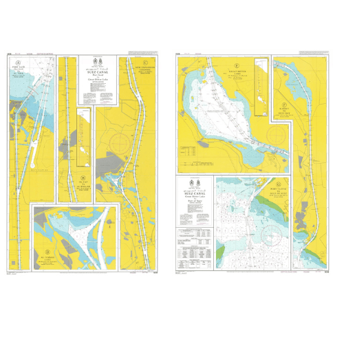 Egyptian Navy Hydrographic Department: Suez Canal Charts