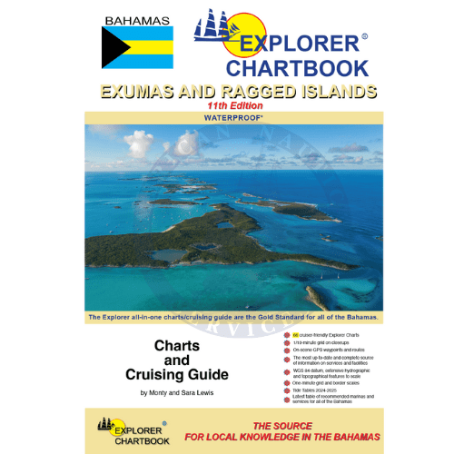 Explorer Chartbook Exumas & Ragged Islands, 11th Edition 2023