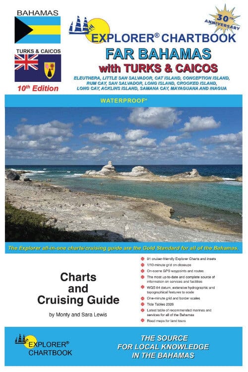 Explorer Chartbook Far Bahamas and Turks & Caicos, 10th Edition 2025