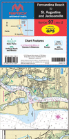 Fernandina Beach to St. Augustine and Jacksonville Waterproof Chart, 2nd Edition
