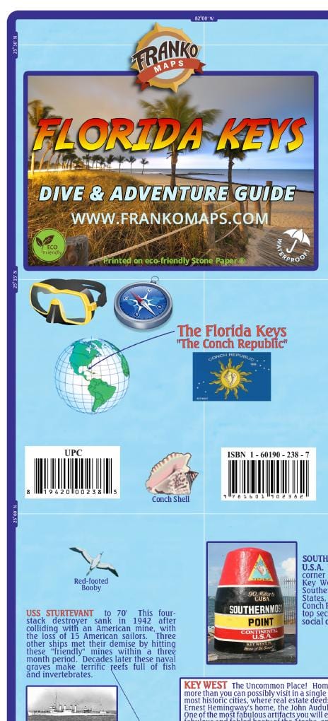 Florida Keys Adventure Guide & Dive Map