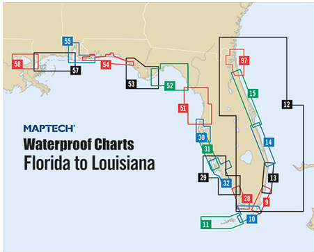 Florida: Upper Keys - Miami to Upper Matecumbe Waterproof Chart, 5th Edition