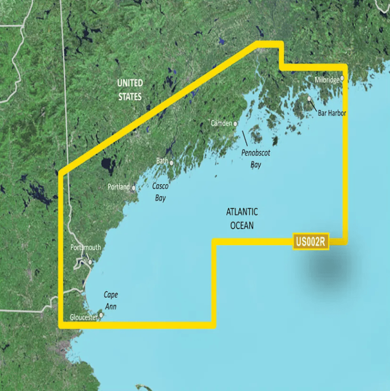 Garmin Bluechart G3 Vision microSD™/SD™ card (VUS002R): U.S., Maine, South Coastal Charts