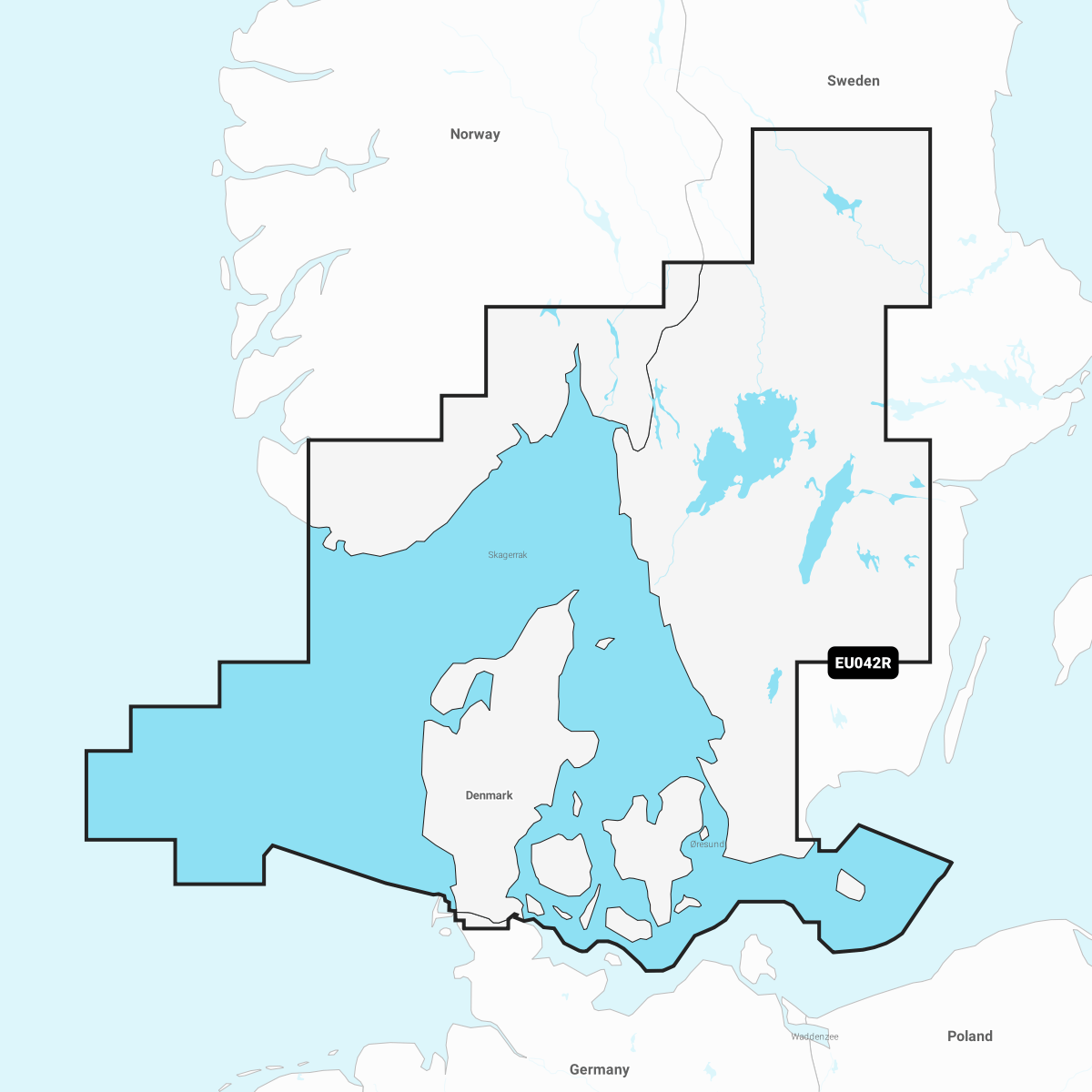 GARMIN NAVIONICS+ CHART EU042R: Oslo to Trelleborg