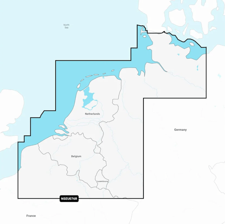 GARMIN NAVIONICS+ CHART EU076R: Benelux & Germany, West
