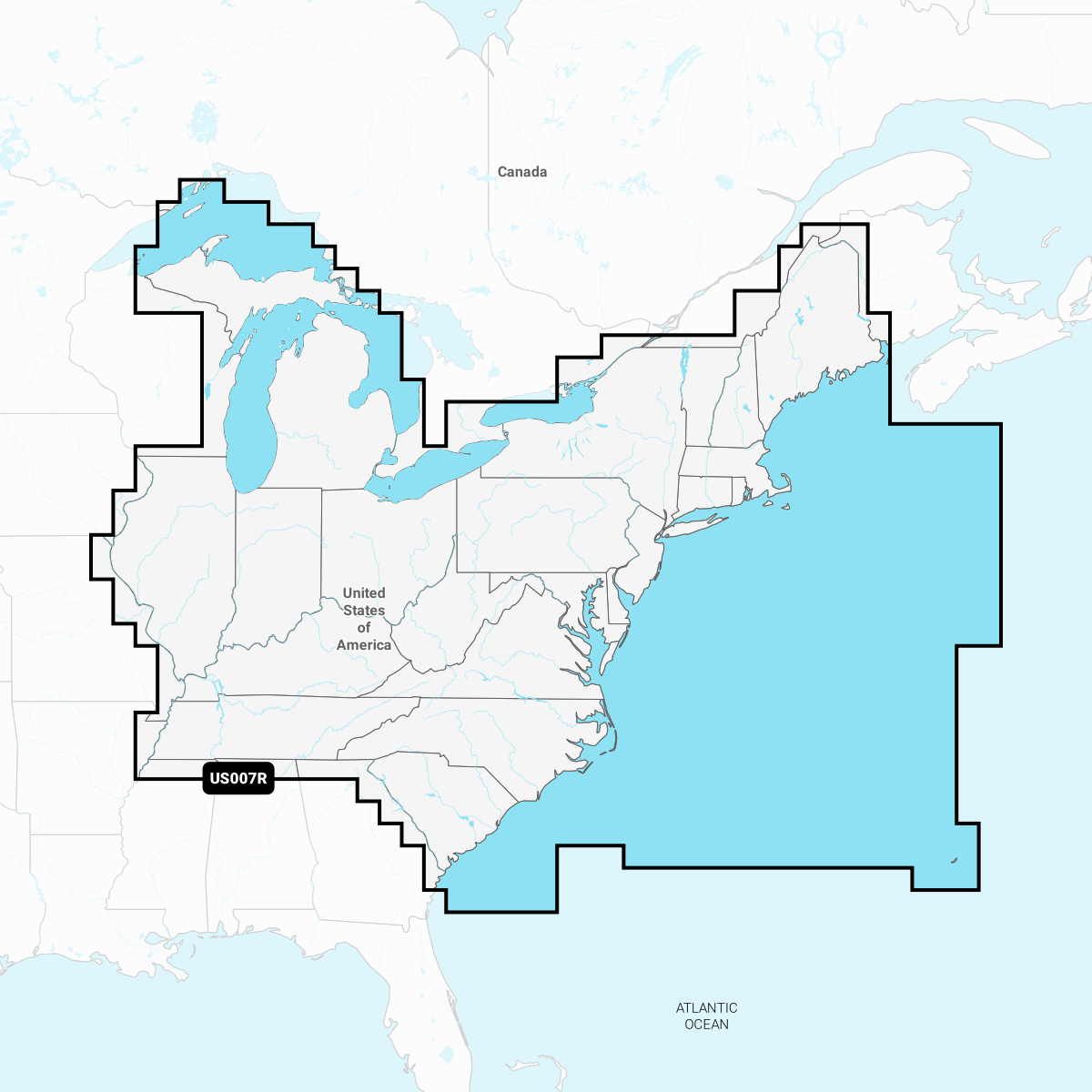 GARMIN NAVIONICS+ CHART US007R: U.S. East