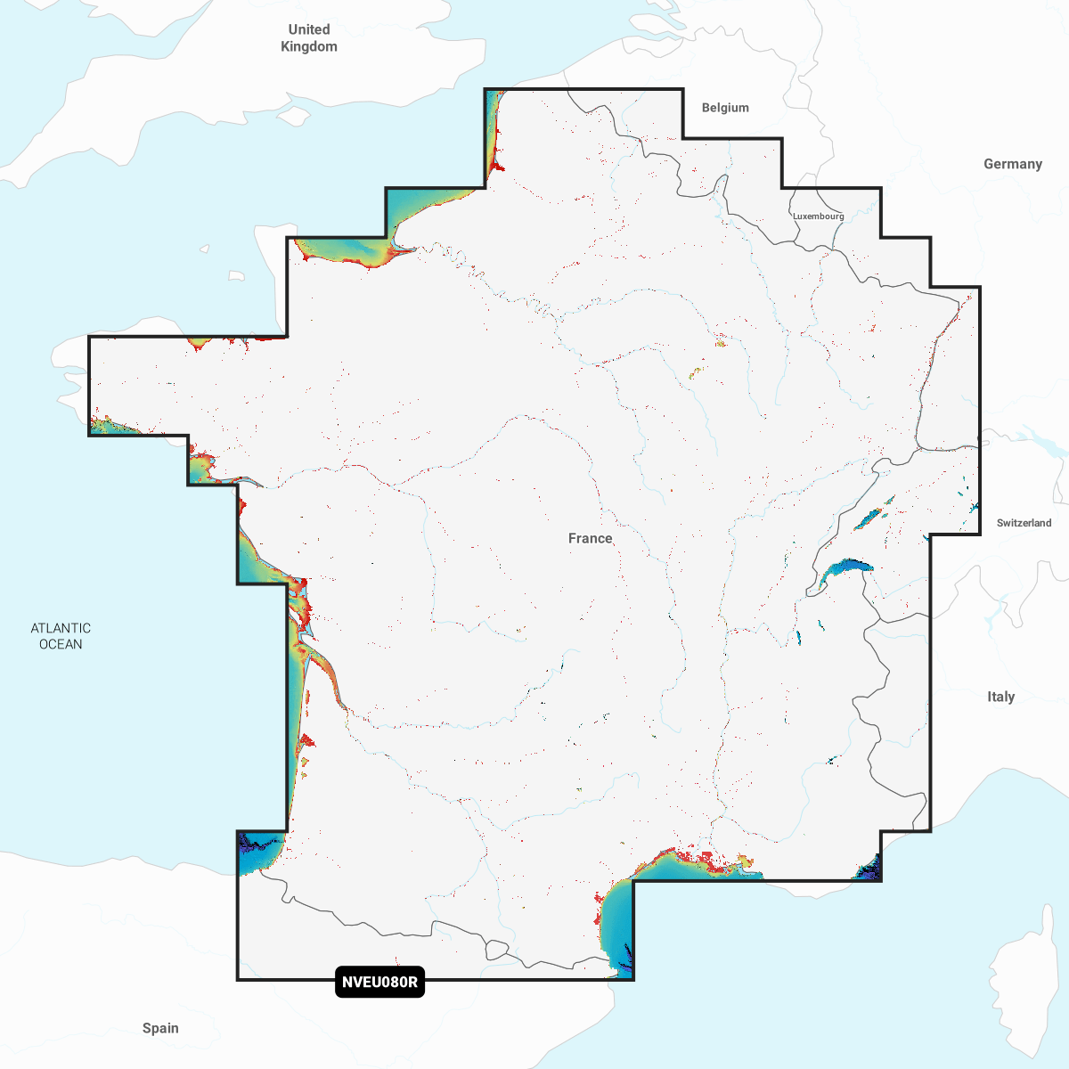 Garmin Navionics Vision+ Chart EU080R: France, Lakes & Rivers