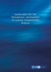 Guidelines for the Provisional  Assessement of Liquids Transported in Bulk