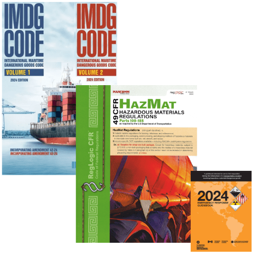 IMDG Code 42-24 | 49 CFR: Parts (100-185) | 2024 ERG - Bundle - Amnautical