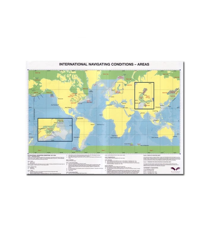 International Navigating Conditions Area Limits Map - Amnautical