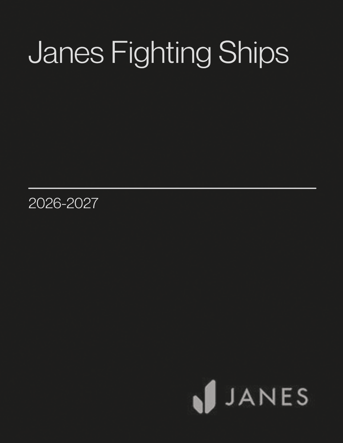 Jane's Fighting Ships Yearbook 2026/2027